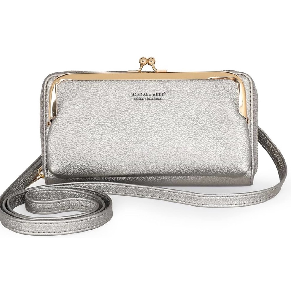 Montana West Crossbody Cell Phone Purse with strap.